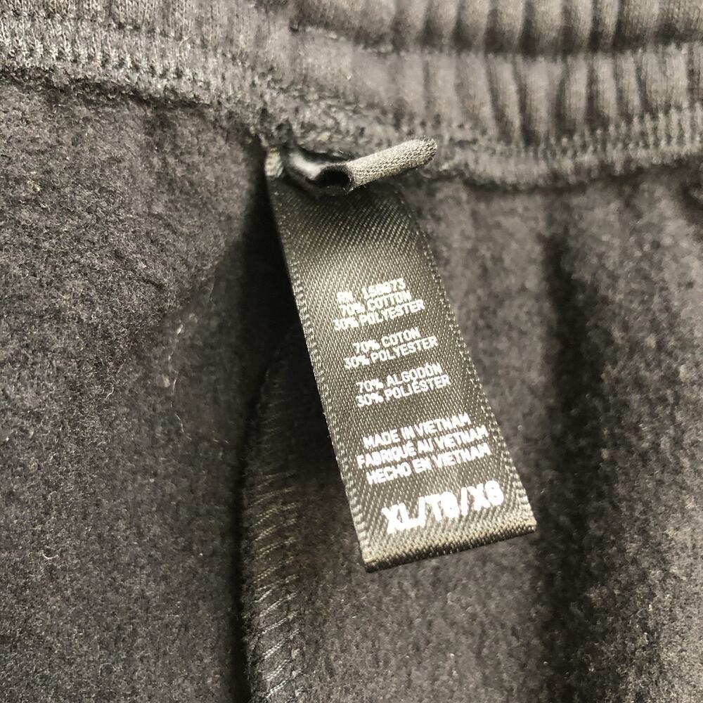 Skims Raw Edge Women’s Cotton Fleece Classic Shorts XL Black “Measurements” - Picture 2 of 7